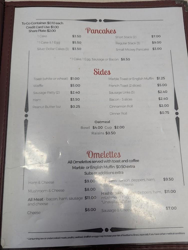 Hutch's Cafe Menu image 4